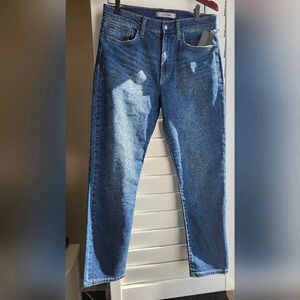 Joe's Jeans Denim Dark  Blue Size 29 Straight Leg Inseam 28